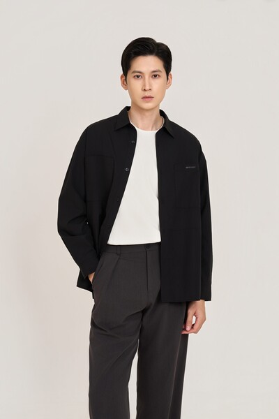 Áo sơ mi Relaxed Urban phối túi MS 17E4432