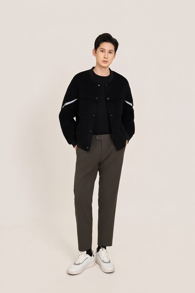 Quần Âu Simple Luxe cropped Slim fit MS 22E4373