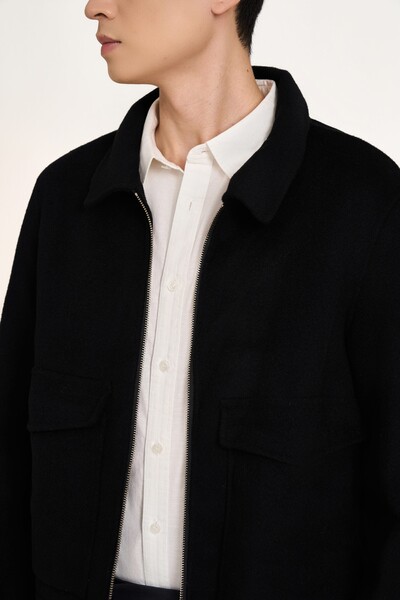 Áo khoác dạ lông cừu