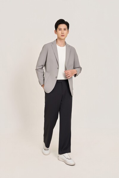 Prime Blazer Seersucker túi vuông