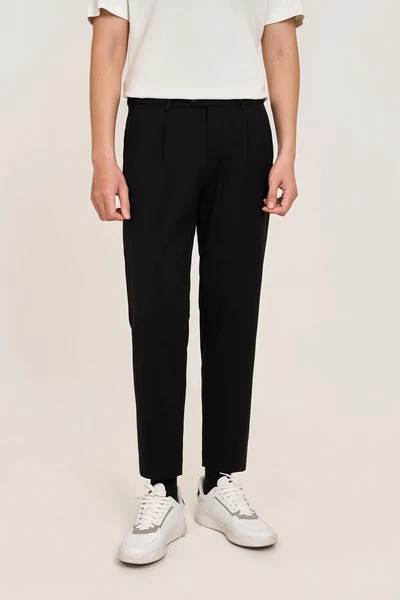 Quần Âu Simple Luxe cropped Slim fit