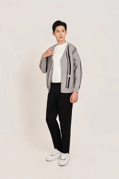 Quần Âu Simple Luxe cropped Slim fit