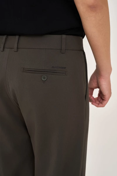 Quần Âu Simple Luxe cropped Slim fit