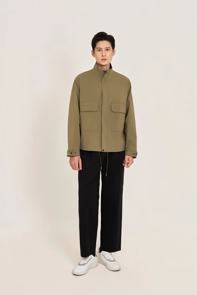 Áo khoác gió nhăn Wind Wavy