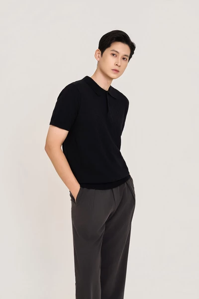 Echo Polo - Áo len cổ đức Regular fit