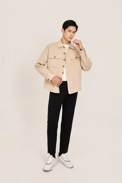 Quần Âu Simple Luxe cropped Slim fit