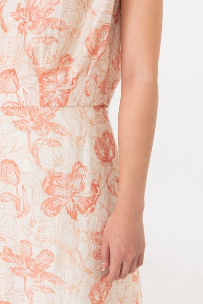 Chân váy Floral Coral