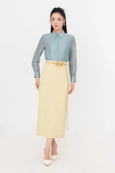 Áo sơ mi Tencel Blue