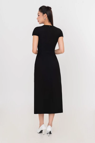 Noir Éternelle Dress - Đầm dạ hội hoa lụa