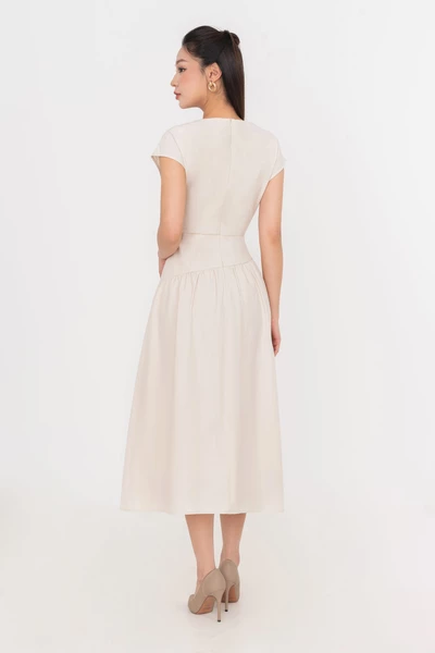 Đầm xòe thắt eo ELYSIA