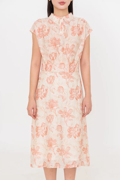 Chân váy Floral Coral