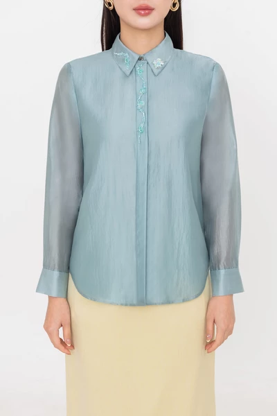 Áo sơ mi Tencel Blue