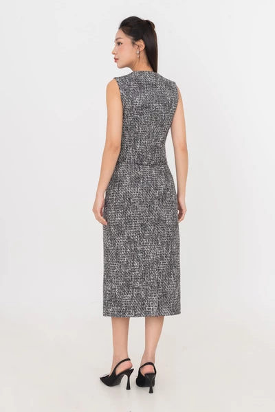 Áo Gile Tweed Elegent