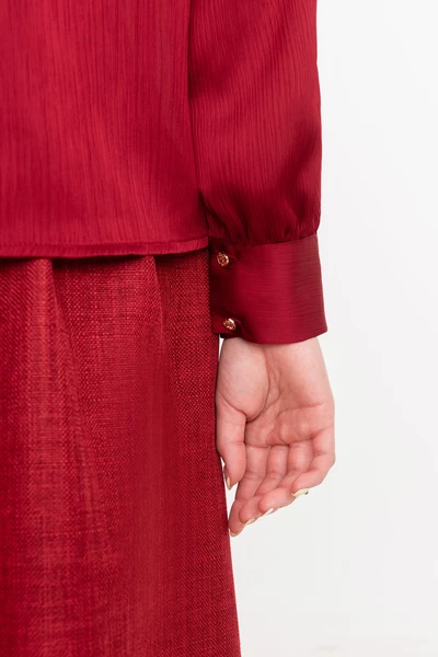 Áo sơ mi Ruffle Elegance