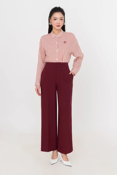 Áo sơ mi Stripe Tencel