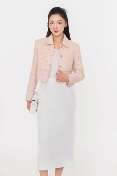 Áo khoác Tweed Ruby Classic