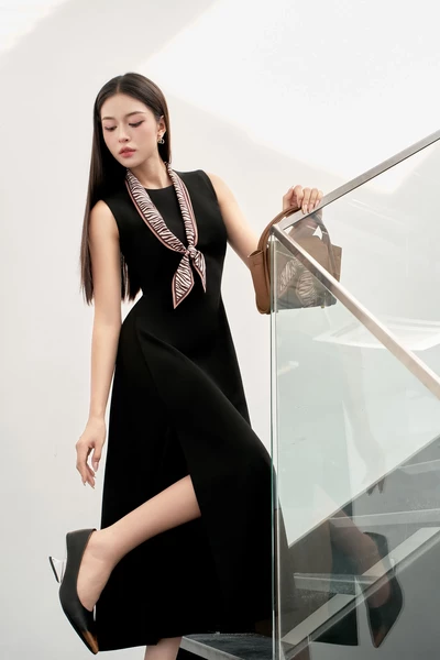 Đầm A-line Eternal (kèm khăn lụa) MS 42B0225