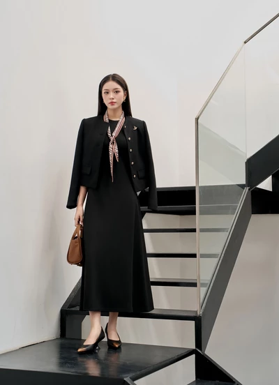 Đầm A-line Eternal (kèm khăn lụa) MS 42B0225