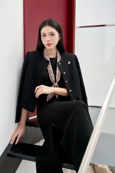 Đầm A-line Eternal (kèm khăn lụa) MS 42B0225