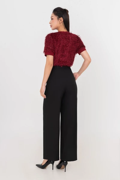 Áo len Ruby dệt sợi tua