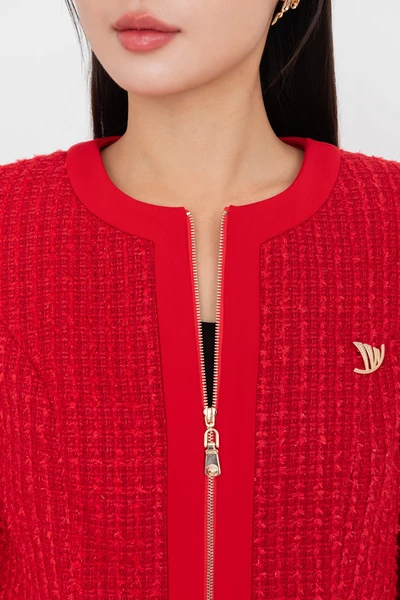 Áo Tweed Scarlet Aura