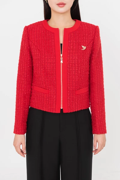 Áo Tweed Scarlet Aura