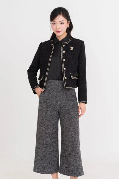 Quần dạ lửng ống suông