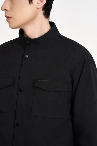 Áo khoác Khaki cổ tàu Modern