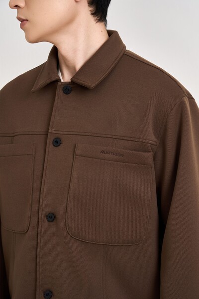 Áo khoác dạ Casual cổ đức