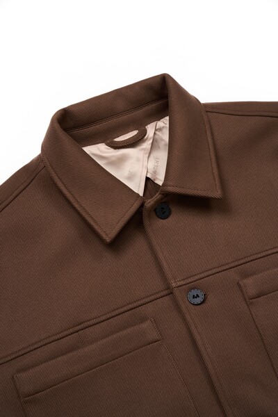 Áo khoác dạ Casual cổ đức