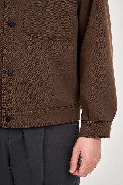 Áo khoác dạ Casual cổ đức