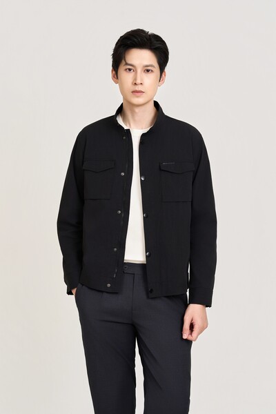 Áo khoác Khaki cổ tàu Modern