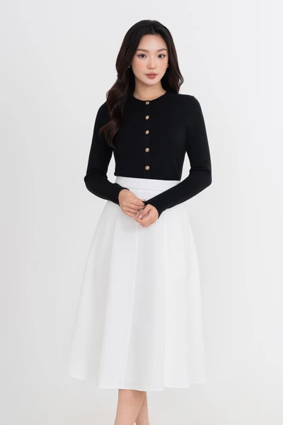 Áo khoác len Ôm cơ bản