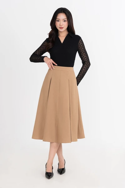 Chân váy xếp ly Camille Pleated