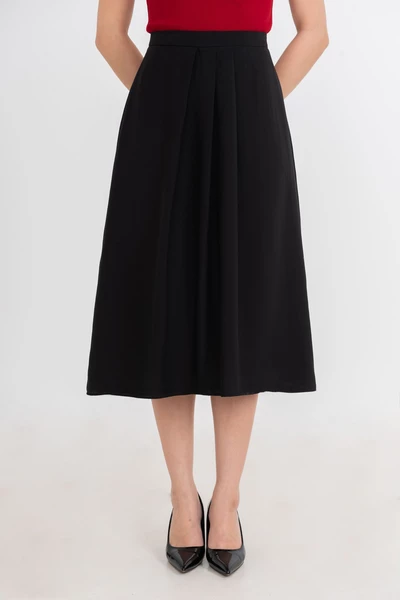 Chân váy lụa xòe 2 lớp