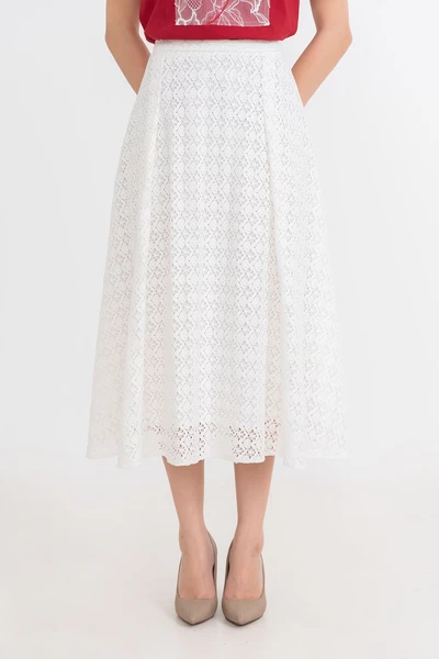 Chân váy ren xòe 2 lớp