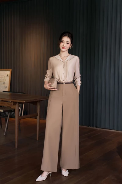 Áo sơ mi lụa Soft Grace