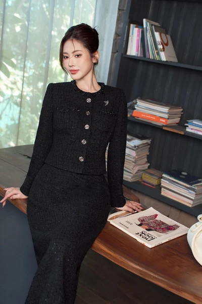 Áo khoác Tweed Parisienne