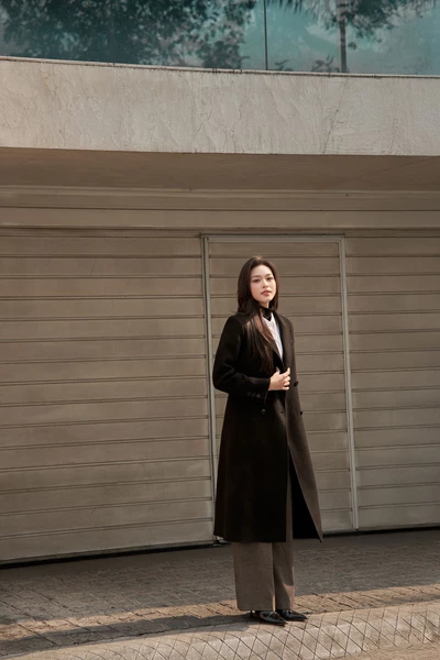 Áo dạ lông cừu Wool Ladie Coat
