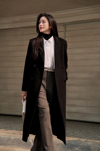 Áo dạ lông cừu Wool Ladie Coat