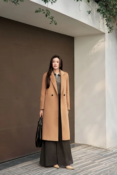 Áo dạ lông cừu Wool Luxe Coat