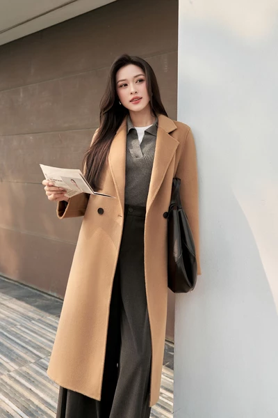 Áo dạ lông cừu Wool Luxe Coat