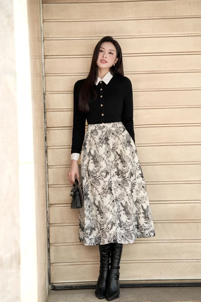 Áo khoác len Ôm cơ bản