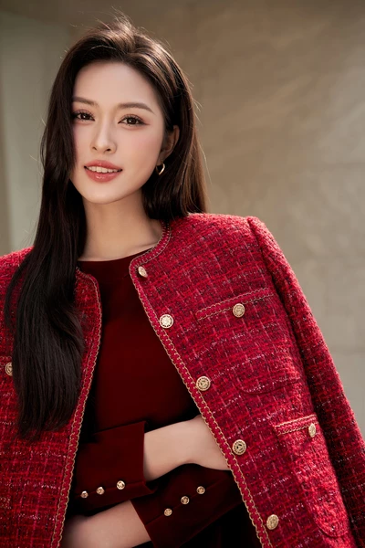 Áo khoác Tweed Red Classic