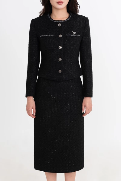 Áo khoác Tweed Parisienne