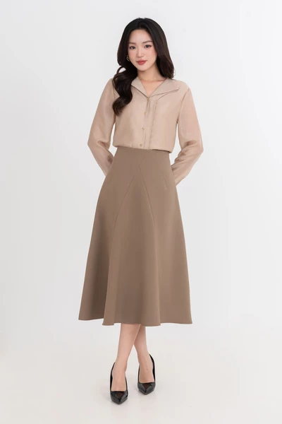 Áo sơ mi lụa Soft Grace