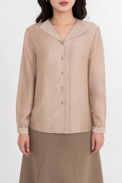 Áo sơ mi lụa Soft Grace