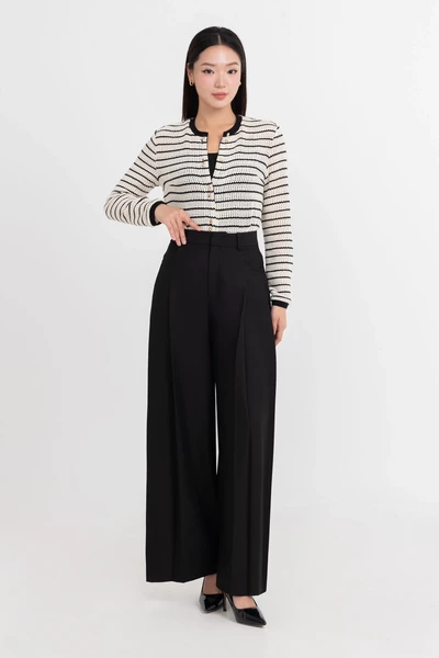 Áo len tay dài Parisian Stripe MS 58B0288