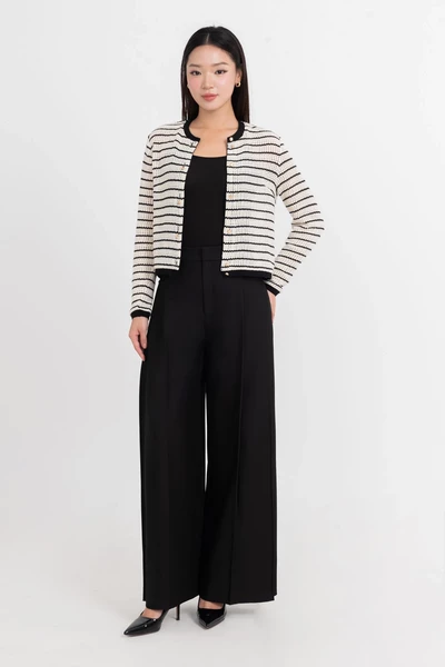 Áo len tay dài Parisian Stripe MS 58B0288