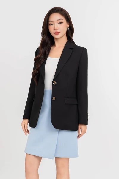 Áo Blazer suông Savage